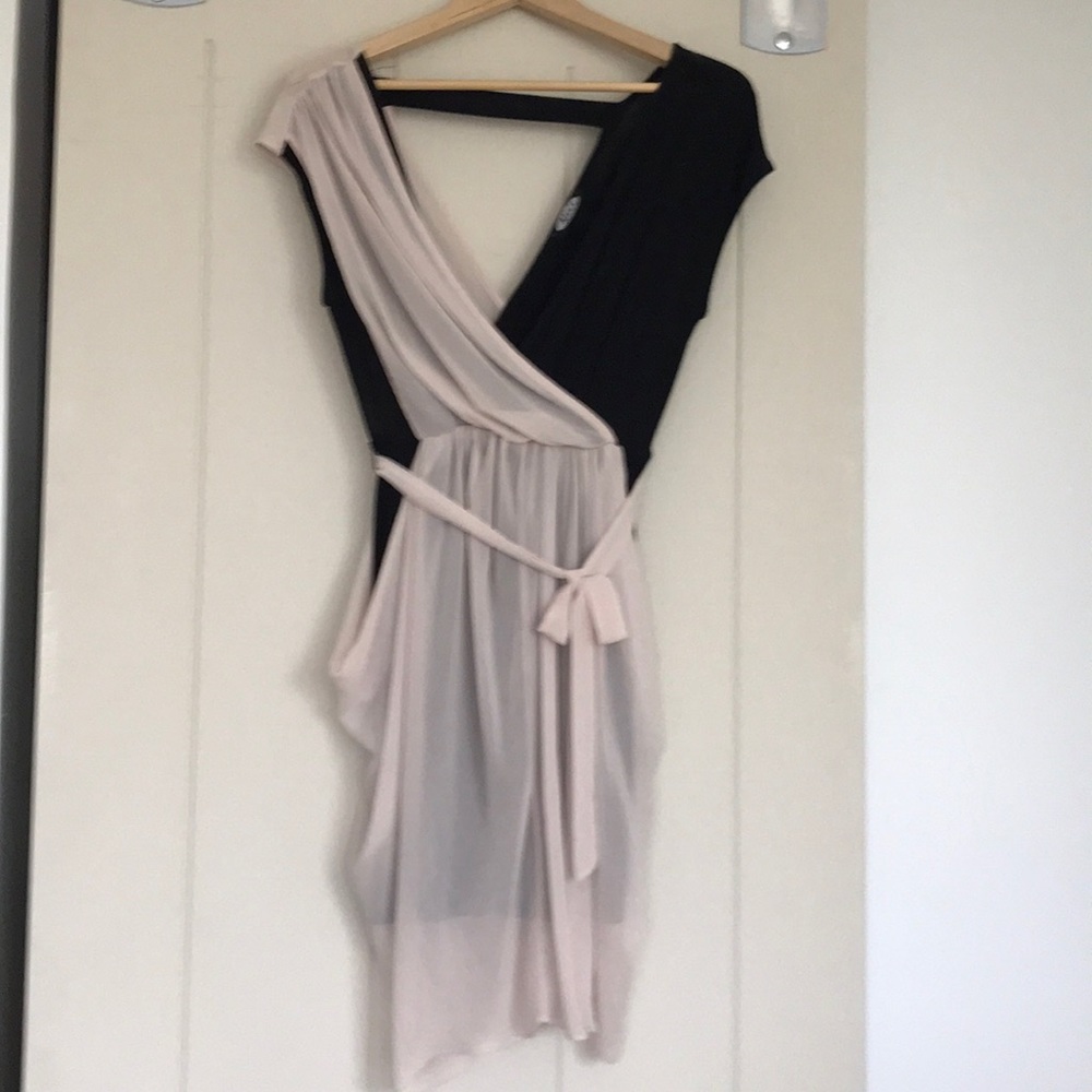 Kieus Faux Wrap Midi Dress